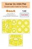 Omask 54046 Dornier Do 335A Pfeil double-sided mask (for Tamiya) 1/48